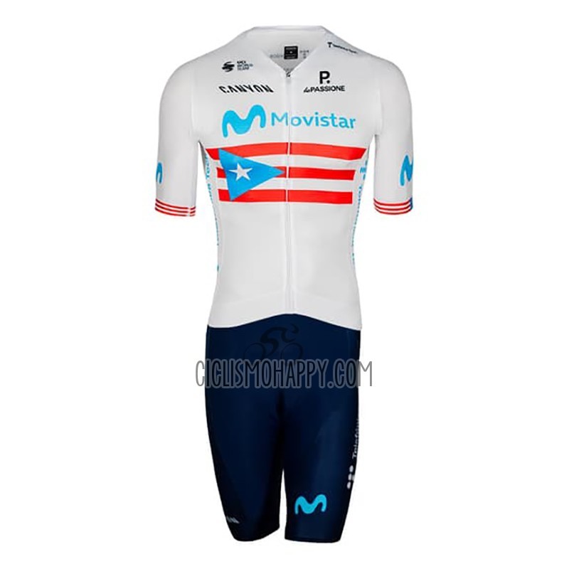 Movistar Cycling Jersey Bib Short 2023 Men Short Sleeve Green